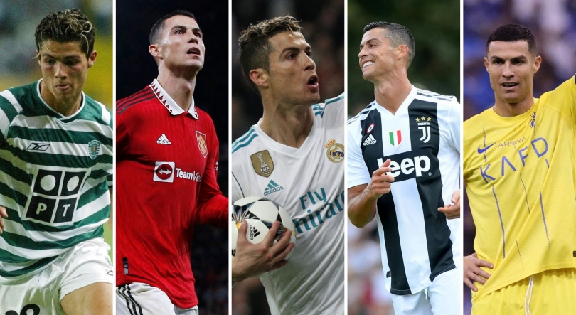 1000 jogos de Ronaldo por clubes