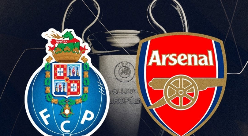 FC Porto defronta Arsenal nos oitavos da Liga dos Campeões