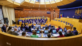 Reunião de líderes na Assembleia Legislativa da Madeira