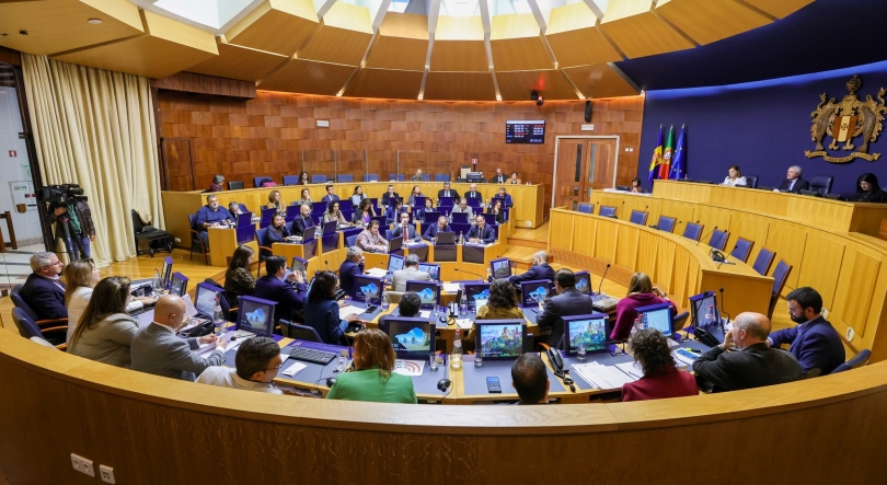 Reunião de líderes na Assembleia Legislativa da Madeira
