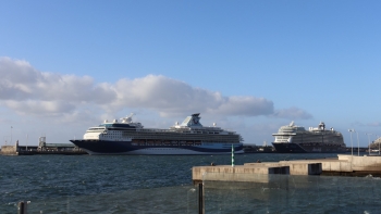 Porto do Funchal com dois navios que trazem mais de 6 500 pessoas