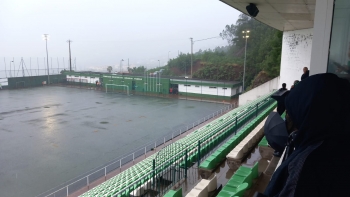Chuva intensa impede jogo entre Santacruzense e Carvalheiro
