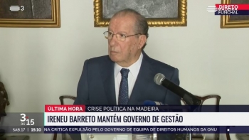 Barreto deixa para Marcelo decisão do governo da Madeira (vídeo)