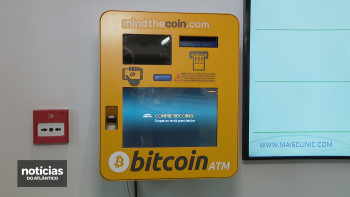 Madeira tem máquina para compra de criptomoedas (vídeo)