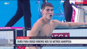 Português sagra-se campeão do mundo de natação (vídeo)