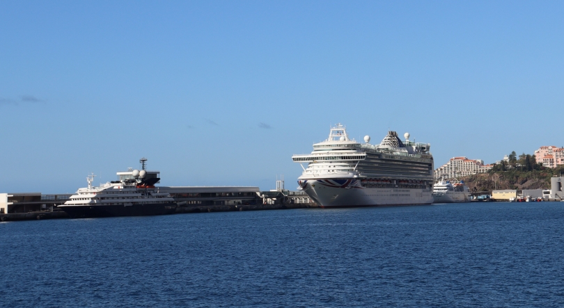 Porto do Funchal regista passagem de 3.101 turistas