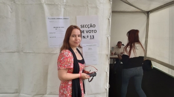 Sílvia Vasconcelos, da CDU, já exerceu o seu direito de voto