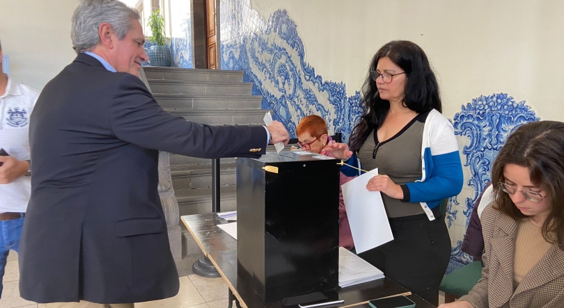 Presidente da ALRAM votou no Funchal e falou do voto por mobilidade nas eleições regionais