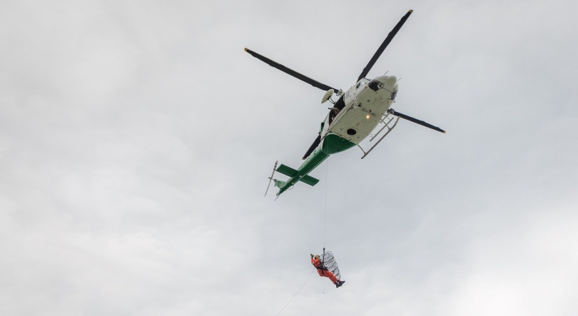 Helicóptero foi acionado para resgatar turista no Pico do Areeiro