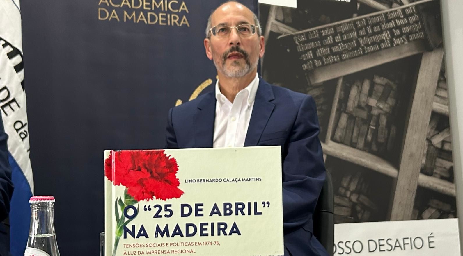 Bernardo Martins lançou o livro 25 de abril na Madeira (vídeo) RTP