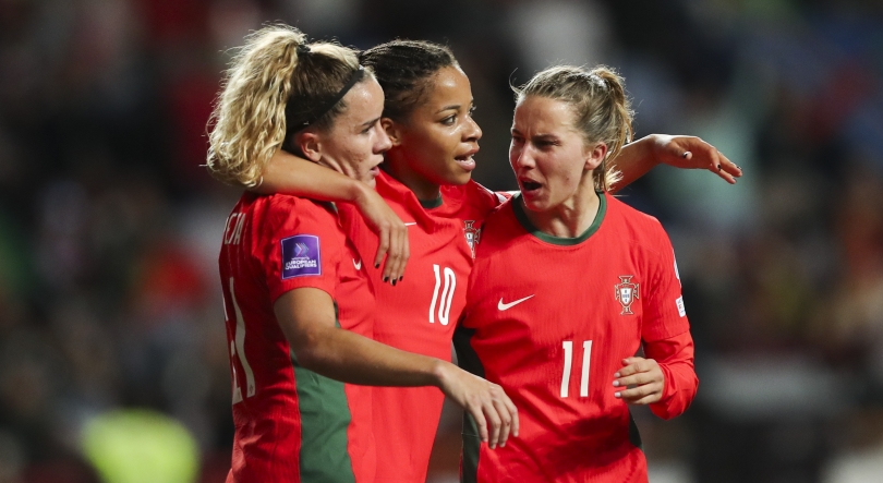 Portugal entra a vencer na qualificação para o Euro2025 feminino de futebol