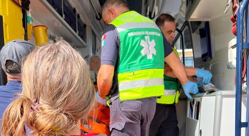 Primeira evacuação com enfermeiro a bordo efetuada com sucesso