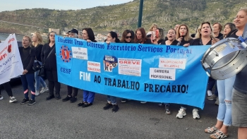 Funcionários da Santa Casa da Machico fizeram greve (vídeo)