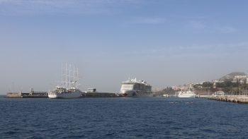 Porto do Funchal com três navios e um movimento de mais de 8 mil pessoas
