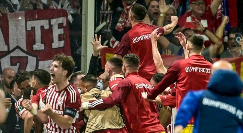 Olympiacos conquista ‘Conference League’ com golo no prolongamento