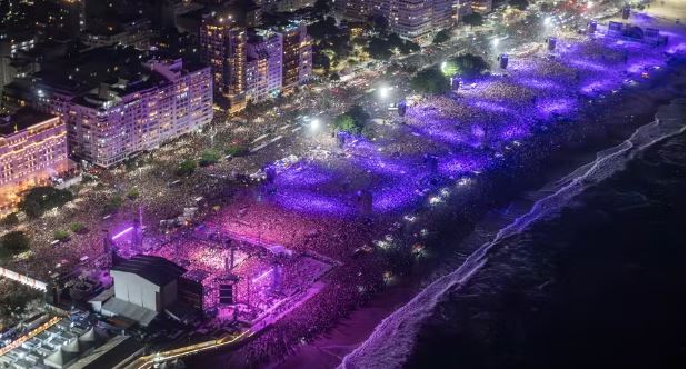 Maior concerto de Madonna com 1,6 milhões em Copacabana