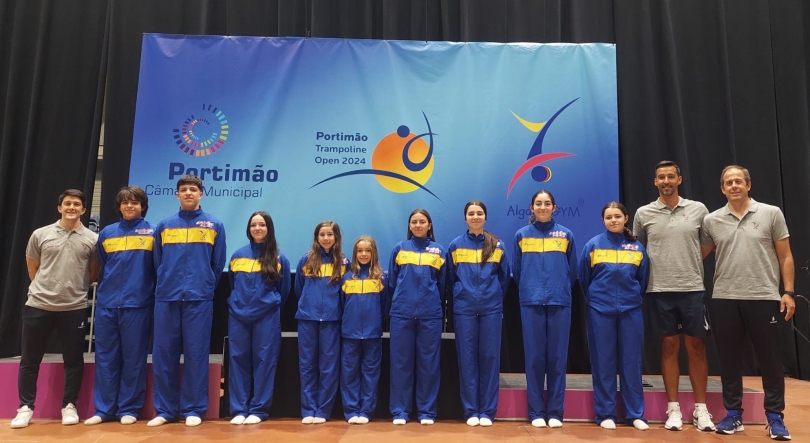 Seleção Regional de Trampolins arrasa em Portimão