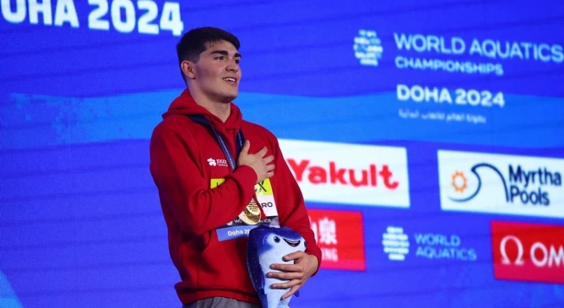 Paris2024: Nadador Diogo Ribeiro estreia-se 10h40 nos Jogos Olímpicos