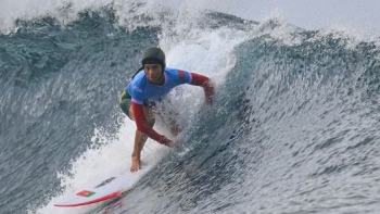 Imagem de Teresa Bonvalot eliminada na repescagem de surf