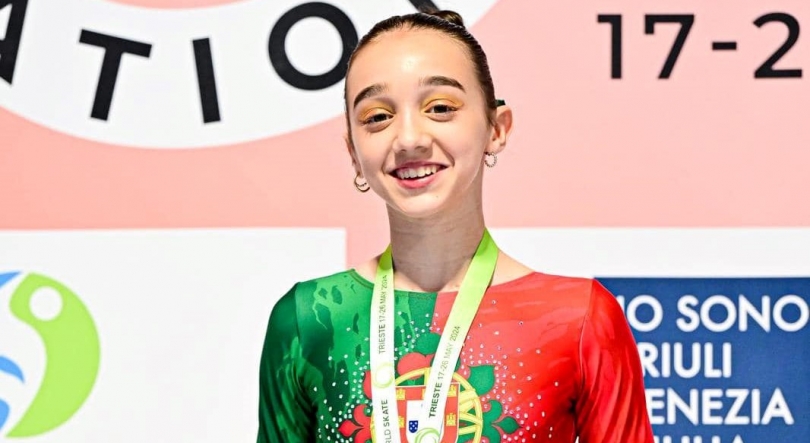 Madalena Costa obteve a melhor pontuação no programa curto do mundial de patinagem