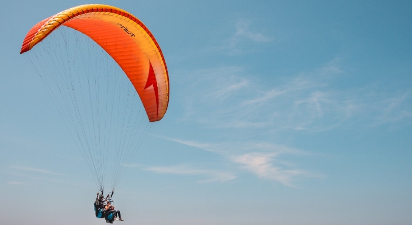 Acidente com parapente na Praia Formosa