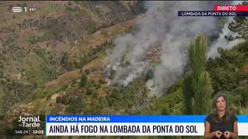 Fogo na Lombada de Cima gera algum ansiedade (vídeo)