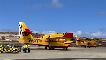 Aviões Canadair já iniciaram abastimento de água (vídeo)