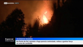 Imagem de Fogo gera novo sobressalto na Ponta do Sol (vídeo)