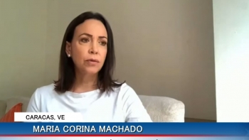 Imagem de Corina mostrou abertura para uma saída negociada com o regime (vídeo)