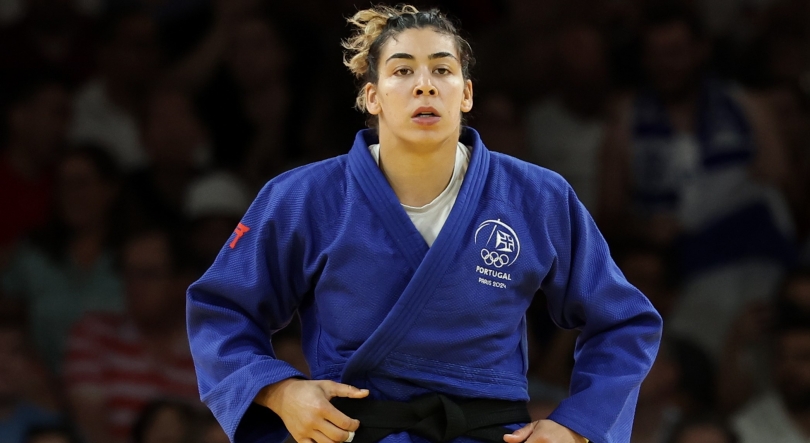 Judoca Patrícia Sampaio nas meias-finais de -78 kg