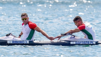 Canoístas João Ribeiro e Messias Baptista sextos na final de K2 500 metros