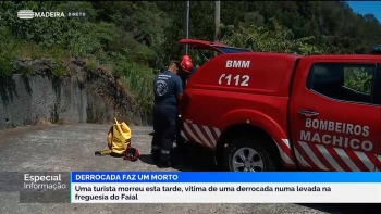 Derrocada fez um morto na levada de Água d’Alto (vídeo)