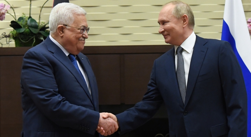 Abbas agradece a Putin “corajoso” apoio da Rússia à causa palestiniana