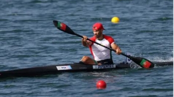 Canoísta Fernando Pimenta na final de K1 1.000 metros