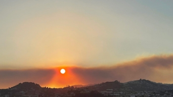 Incêndio está perto das zonas altas do Jardim da Serra