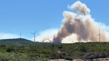 Incêndio atinge zona da Bica da Cana (vídeo)