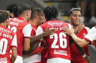 Sporting de Braga vira jogo e adianta-se frente ao Rapid Viena