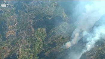 Fogo continua a lavrar no Pico Ruivo (vídeo)