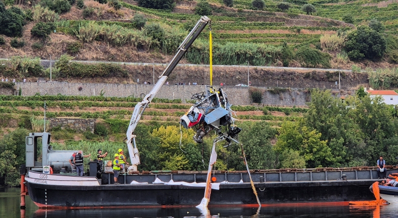 MP instaura inquérito à queda de helicóptero no Douro que causou cinco mortes