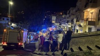 Grande aparato de meios de socorro no bairro da Quinta Josefina (vídeo)