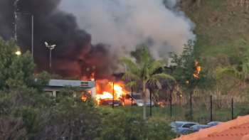 Imagem de Incêndio extinto em Santo Amaro (vídeo)