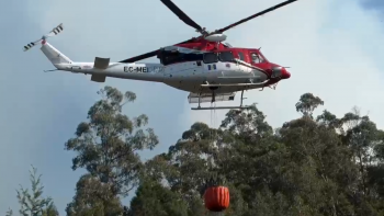 Propagação do fogo para a Ribeira da Tabua preocupa Proteção Civil da Ribeira Brava (vídeo)