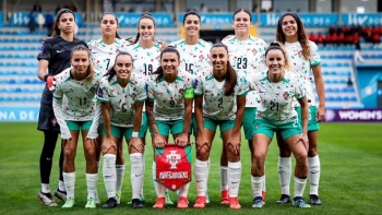 Portugal vence Azerbaijão na qualificação para Euro2025 feminino de futebol