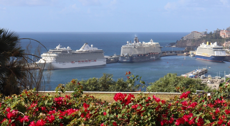 Porto do Funchal recebe três navios e 6.600 pessoas