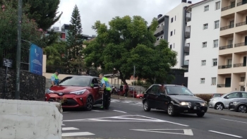 Atropelamento em passadeira no caminho de Santo António