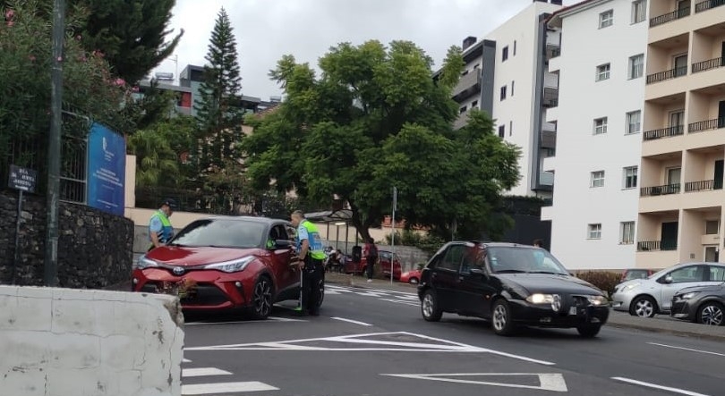 Atropelamento em passadeira no caminho de Santo António