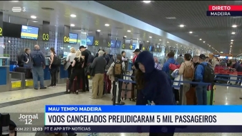 Vento condiciona operações no Aeroporto da Madeira (vídeo)