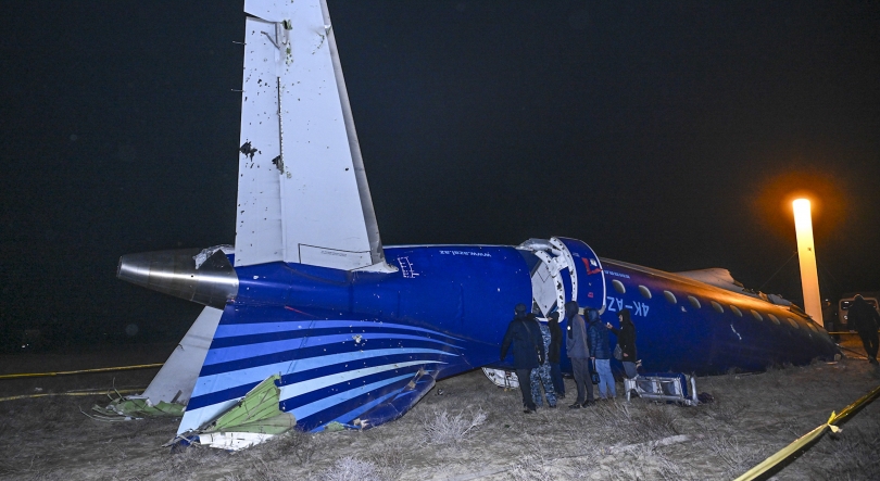 Marcelo transmite condolências ao homólogo do Azerbaijão por queda de avião