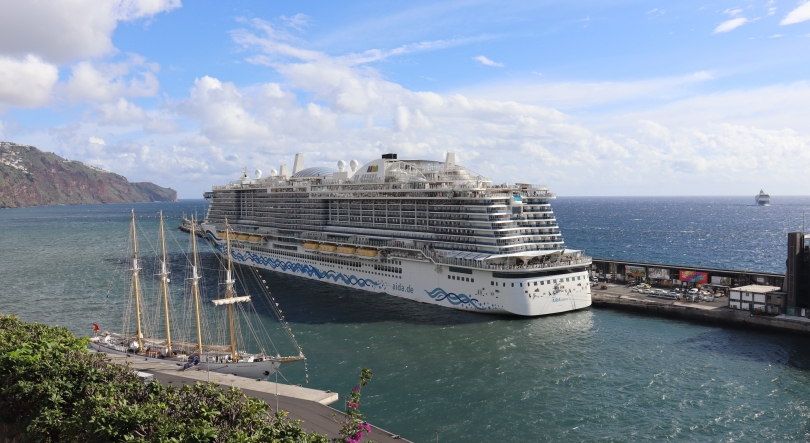 Porto do Funchal com oito navios de 23 a 27 de dezembro que trazem mais de 26 mil pessoas