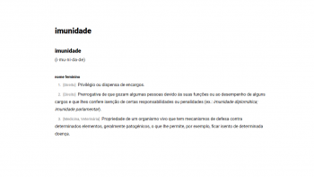 Imunidade foi uma das duas palavras mais pesquisadas em janeiro